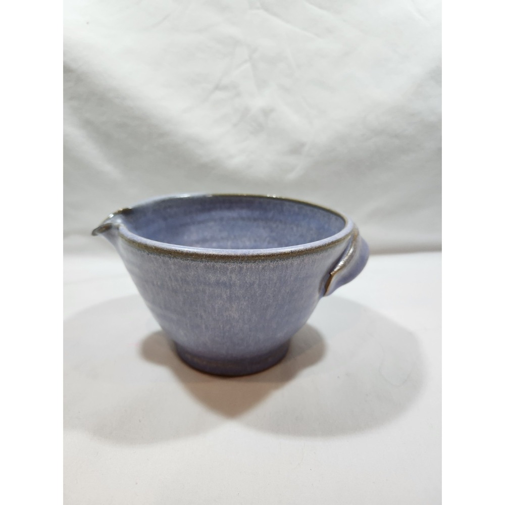 Handmade Signed CH 5-223, Pottery Bowl, Blues & Browns, BEAUTIFUL!